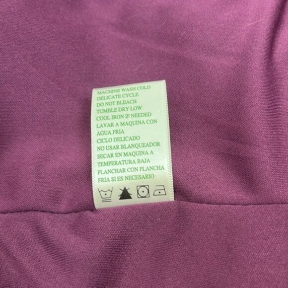 GreenTea Purple & White Sherpa Vest Size M - Picture 8 of 10